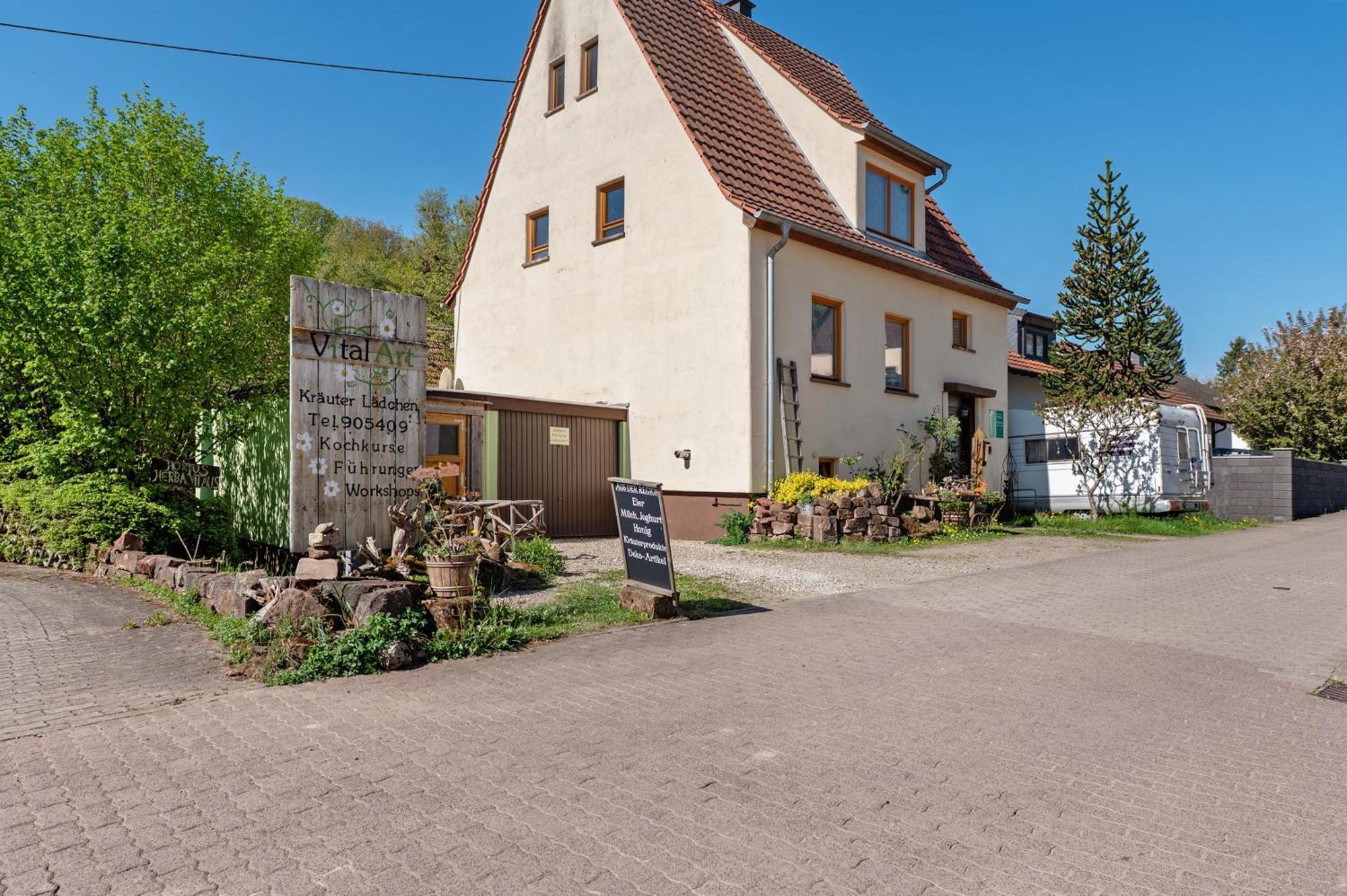 Ferienwohnung Im VitalArt Naturgarten Zweibrücken Exterior foto