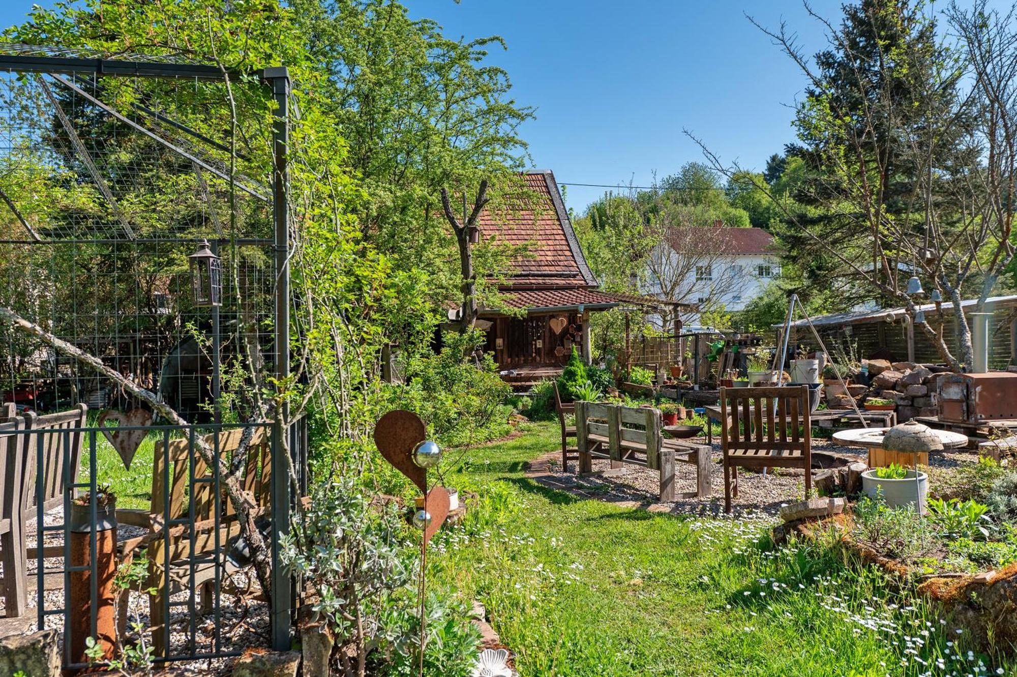 Ferienwohnung Im VitalArt Naturgarten Zweibrücken Exterior foto
